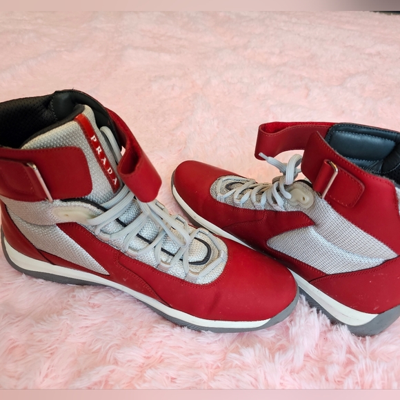 Prada Punta Ala high-top sneaker boot - Picture 4 of 5